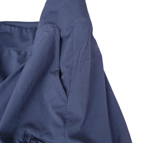 ORVIS Navy Blue Elastic Waist Side Pockets Skort‎ Womens Size Medium - Picture 3 of 5